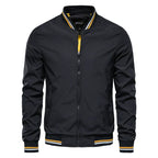 Greta | Men's Bomber Jacket | Windproof Zip-Up | Army Green, Black, Navy, Khaki