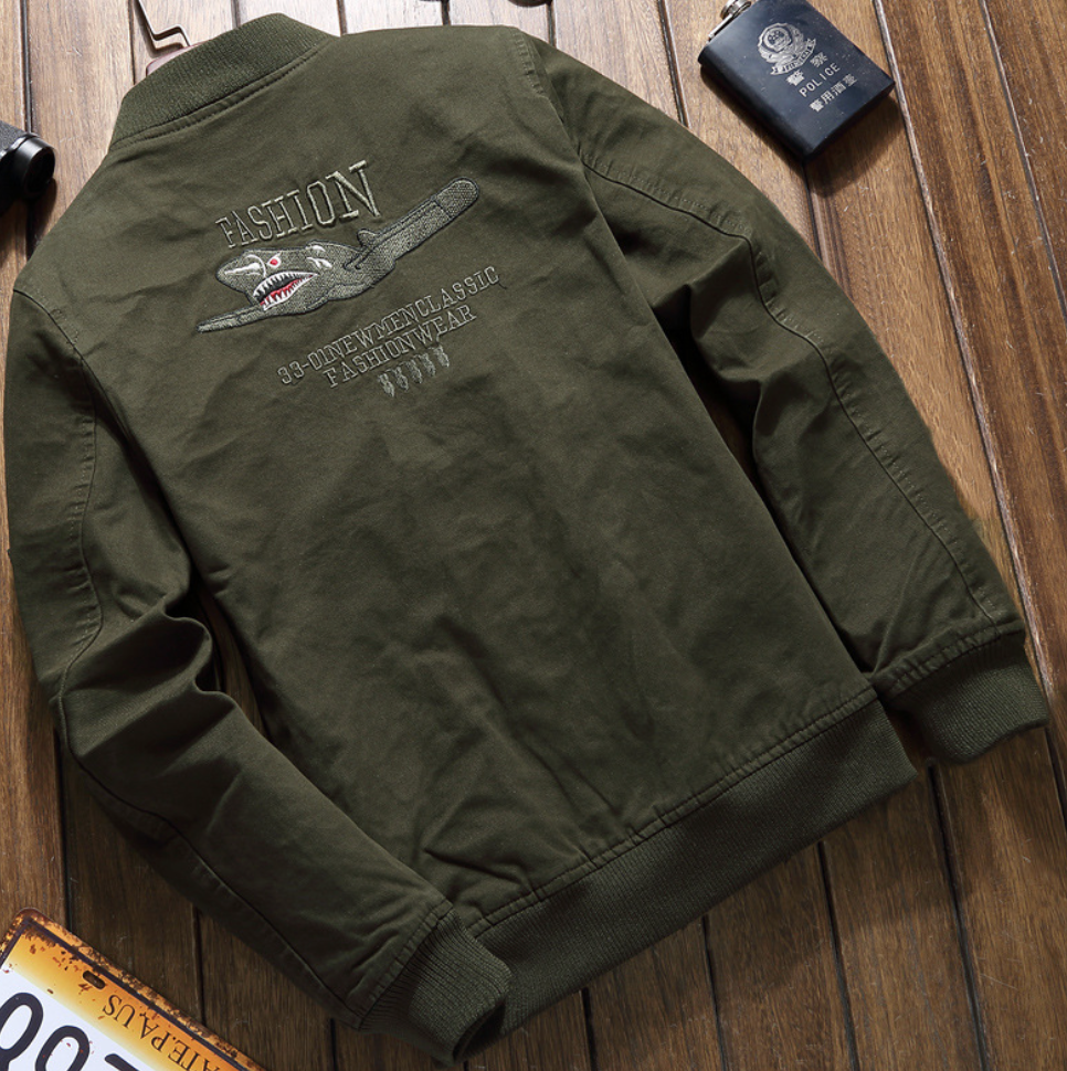Briar | Men's Bomber Jacket | Zip-Up, Pockets | Pilot Style