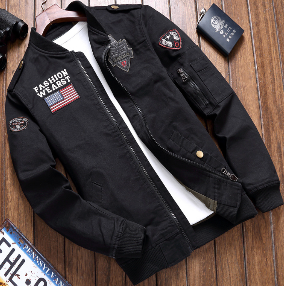 Briar | Men's Bomber Jacket | Zip-Up, Pockets | Pilot Style