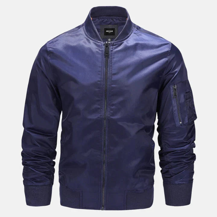 Ondina | Men's Bomber Jacket | Zip-Up, Windproof | Autumn & Spring