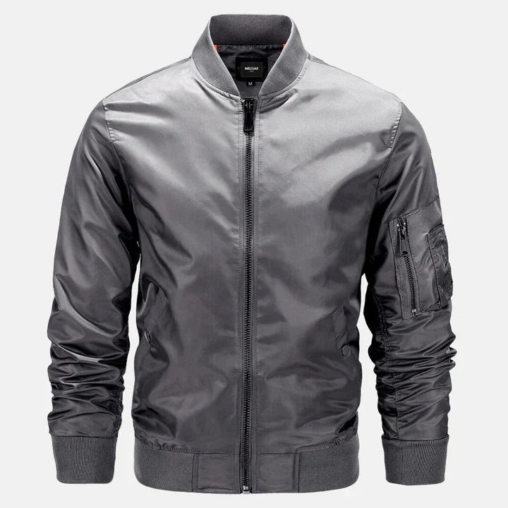 Ondina | Men's Bomber Jacket | Zip-Up, Windproof | Autumn & Spring