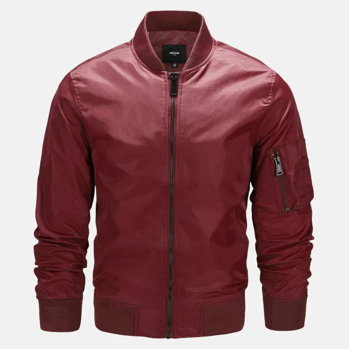 Ondina | Men's Bomber Jacket | Zip-Up, Windproof | Autumn & Spring