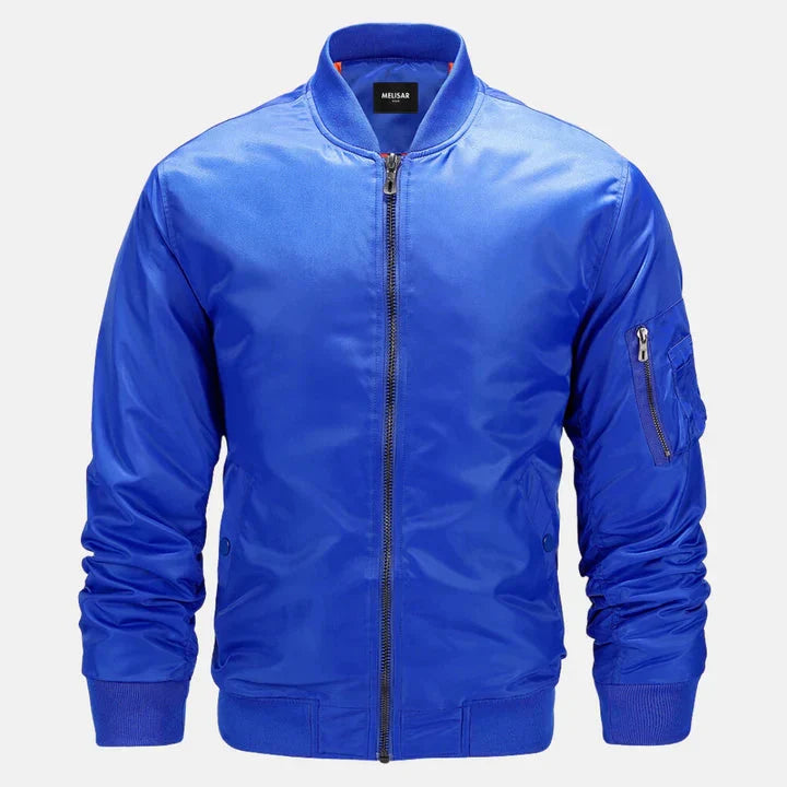 Ondina | Men's Bomber Jacket | Zip-Up, Windproof | Autumn & Spring