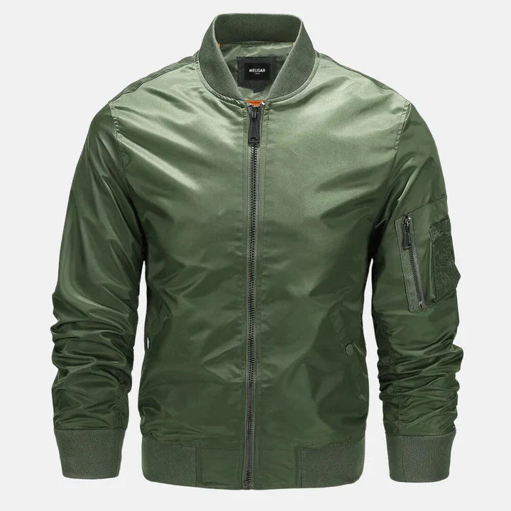 Giselle | Men's Bomber Jacket | Zip-Up, Windproof | Spring & Fall