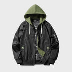 Bexcellent | Men's Bomber Jacket | Windproof, Hooded | Autumn, Zip-Up