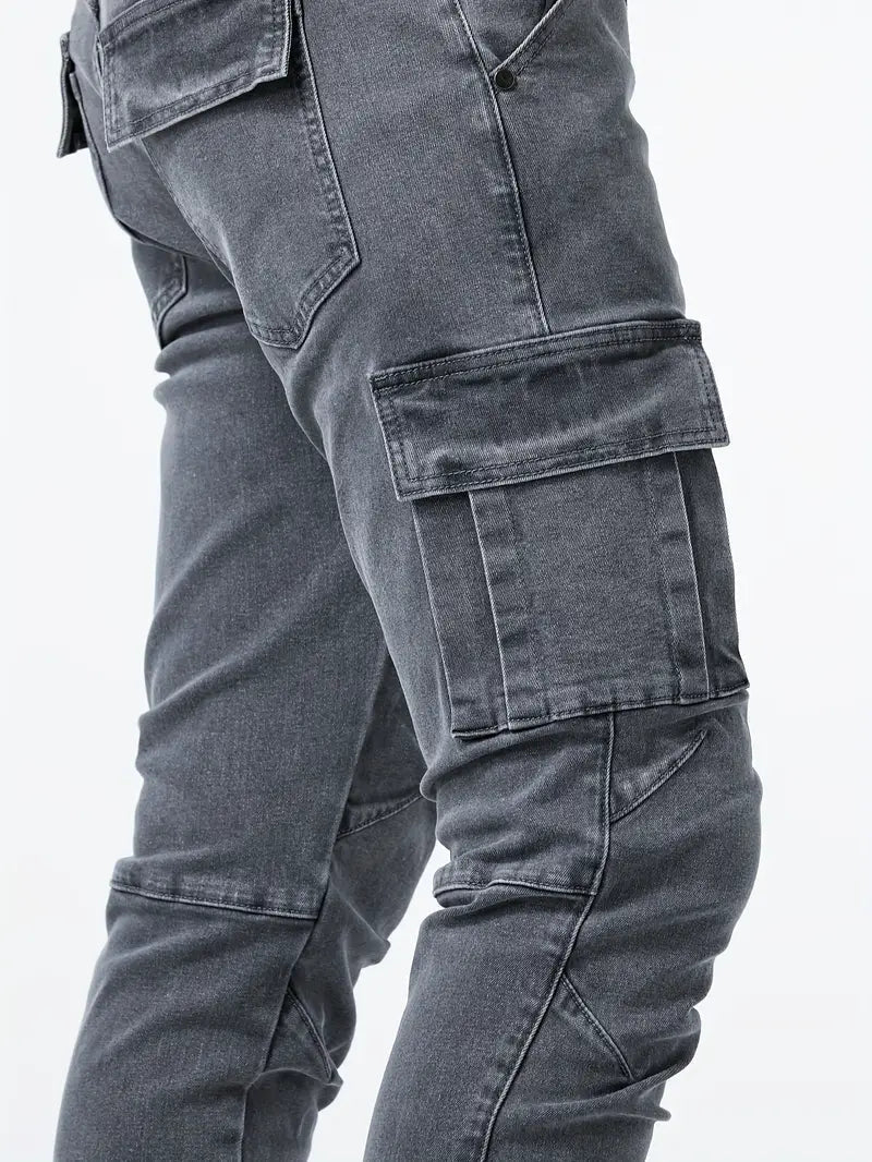 Anouk | Men's Cargo Pants | Casual, Denim, Multi-Pocket