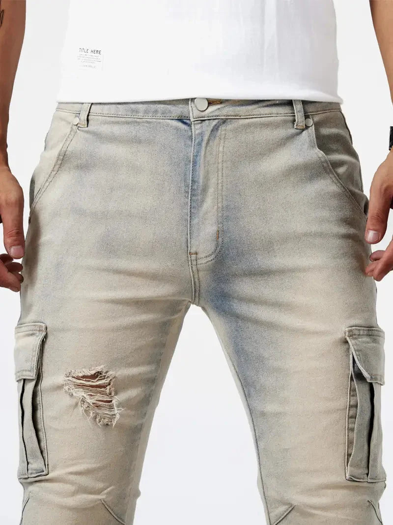 Anouk | Men's Cargo Pants | Casual, Denim, Multi-Pocket