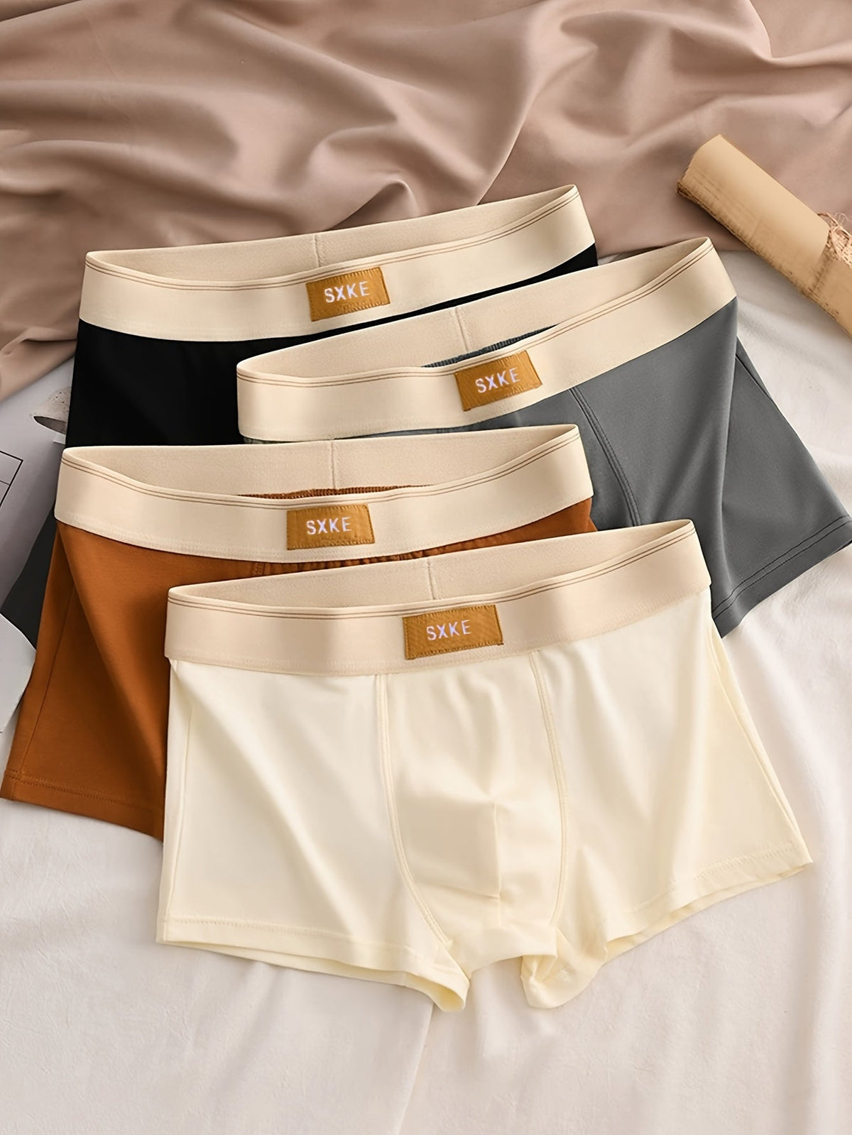 Nova | Men's Boxer Shorts | 4-Pack, Stretch Cotton | Breathable Underwear