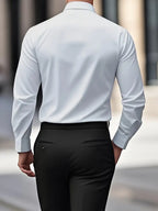 Jade | Men's Dress Shirt | Wrinkle-Free, Slim Fit | Button-Up