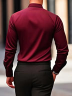 Jade | Men's Dress Shirt | Wrinkle-Free, Slim Fit | Button-Up