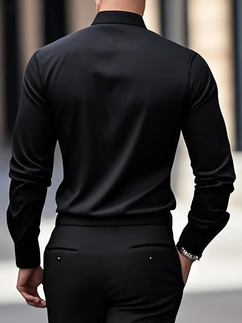 Jade | Men's Dress Shirt | Wrinkle-Free, Slim Fit | Button-Up
