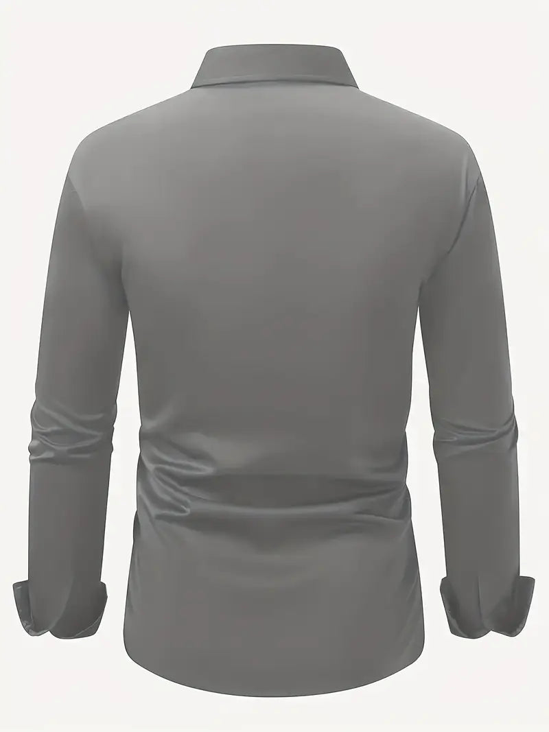 Jade | Men's Dress Shirt | Wrinkle-Free, Slim Fit | Button-Up