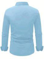 Jade | Men's Dress Shirt | Wrinkle-Free, Slim Fit | Button-Up