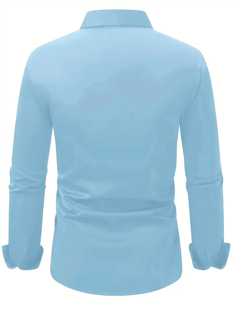 Jade | Men's Dress Shirt | Wrinkle-Free, Slim Fit | Button-Up