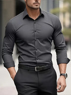 Jade | Men's Dress Shirt | Wrinkle-Free, Slim Fit | Button-Up