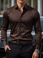 Jade | Men's Dress Shirt | Wrinkle-Free, Slim Fit | Button-Up