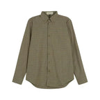 Men Long Sleeve Button Up Shirt Striped