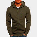 Thalia | Men's Zip-Up Hoodie | Casual, Relaxed Fit | Lightweight