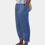 Women Linen Pants Relaxed Fit Wide Leg Lightweight | Liora
