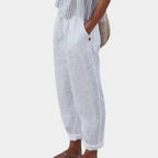 Women Linen Pants Relaxed Fit Wide Leg Lightweight | Liora