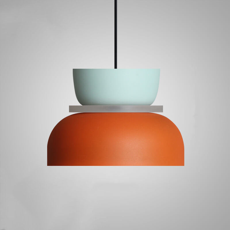 Mira | Pendant Light | Nordic Dome, Dual-Tone, LED, Zinc Alloy | 1-Light