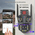 WiFi Security Camera | 10K 20MP, 20x Optical Zoom, 5 Lenses | Della