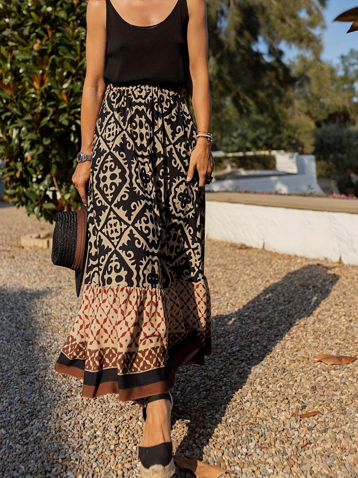 Maxi Skirt Women Boho Floral Flowing | Maren