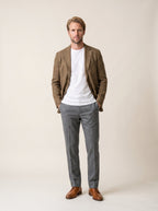 Men Linen Overshirt Cotton Blend Lightweight Casual Chest Pocket
