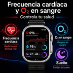 Smartwatch Bluetooth Calling Heart Rate Monitor GPS Sleep Tracking