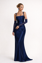 Linnea | Women's Maxi Dress | Strapless, Slim Fit | Formal Evening