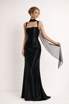Linnea | Women's Maxi Dress | Strapless, Slim Fit | Formal Evening