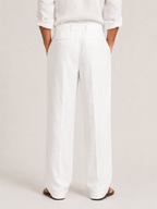 Luna | Men's Linen Trousers | Drawstring, Relaxed Fit | Summer