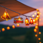 Posy | LED Camping String Lights | Warm White, Battery Operated | Tent & Camper Design