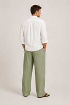 Men Linen Pants Relaxed Fit | Birdie