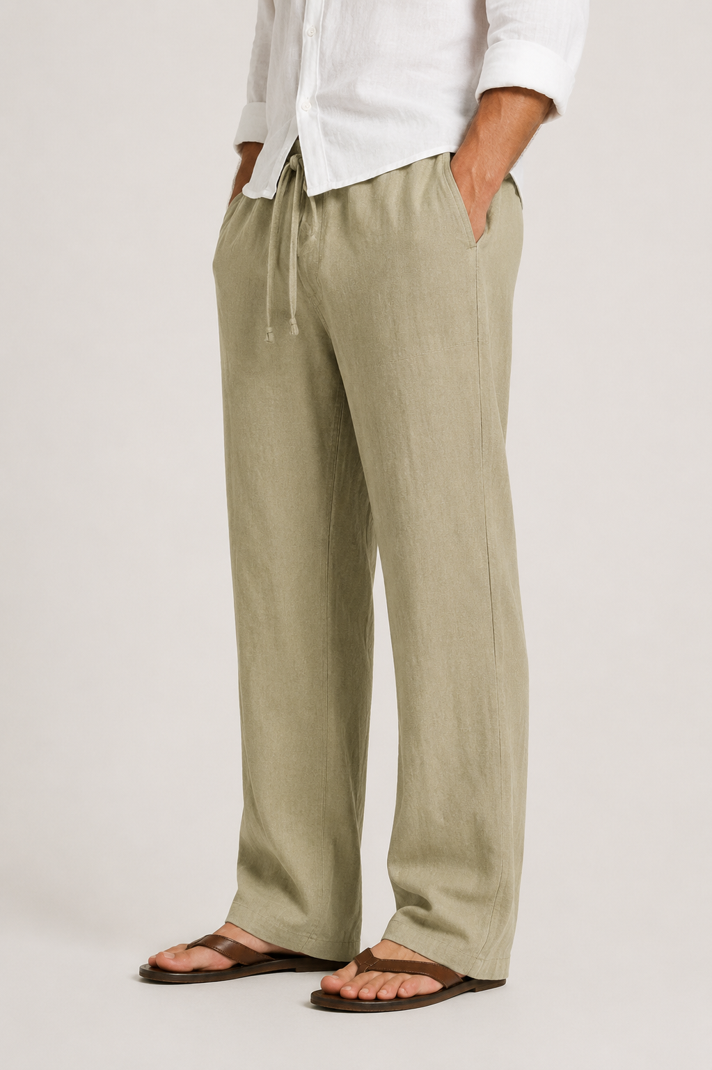 Men Linen Pants Relaxed Fit | Birdie