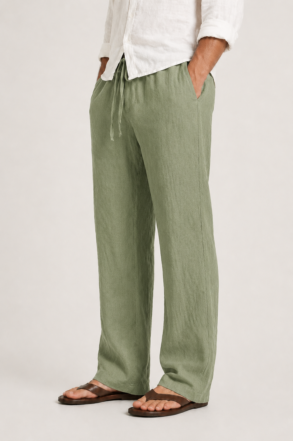 Men Linen Pants Relaxed Fit | Birdie