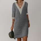 Zelda | Women's Linen Summer Dress | Midi Length, Relaxed Fit | Breathable