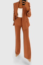 Women 2 piece suit set wide leg trousers available in multiple colours sizes S to 5XL