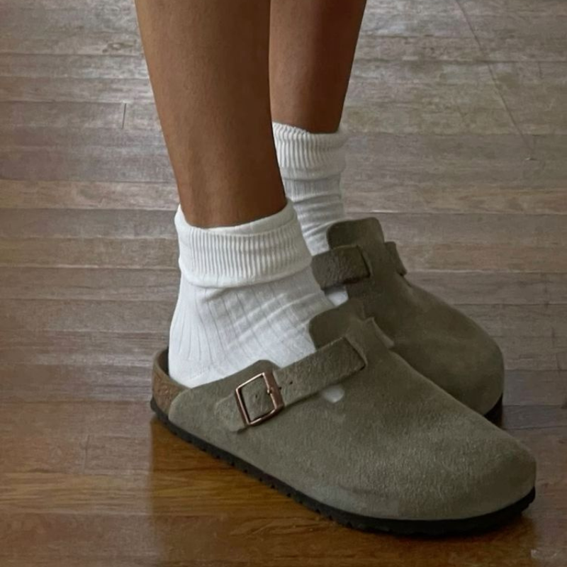 Mens Sandals Slip On Clogs Ergonomic Arch Support Comfort Footbed