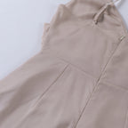Faye | Women's Maxi Evening Dress | Cross Neckline, Slit | Formal Gown