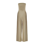 Anneke | Women's Strapless Jumpsuit | Fitted Bodice, Flowy Legs | S–XL