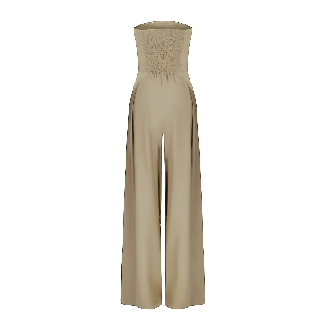 Anneke | Women's Strapless Jumpsuit | Fitted Bodice, Flowy Legs | S–XL