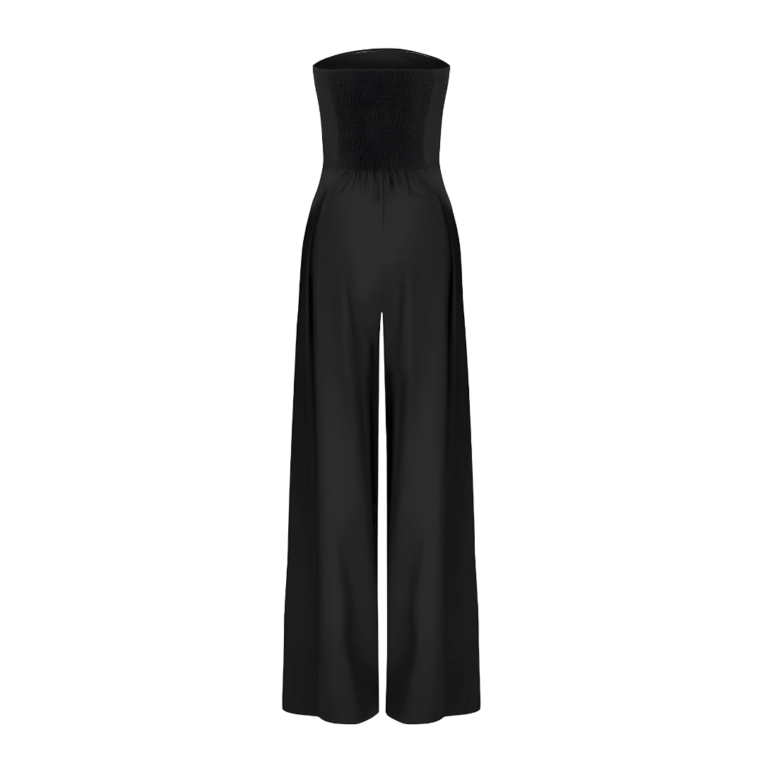 Anneke | Women's Strapless Jumpsuit | Fitted Bodice, Flowy Legs | S–XL