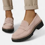 Linnea | Women's Slip-On Loafers | Low Block Heel, Cushioned | 6 Colours