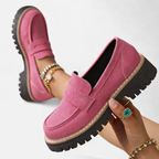 Linnea | Women's Slip-On Loafers | Low Block Heel, Cushioned | 6 Colours