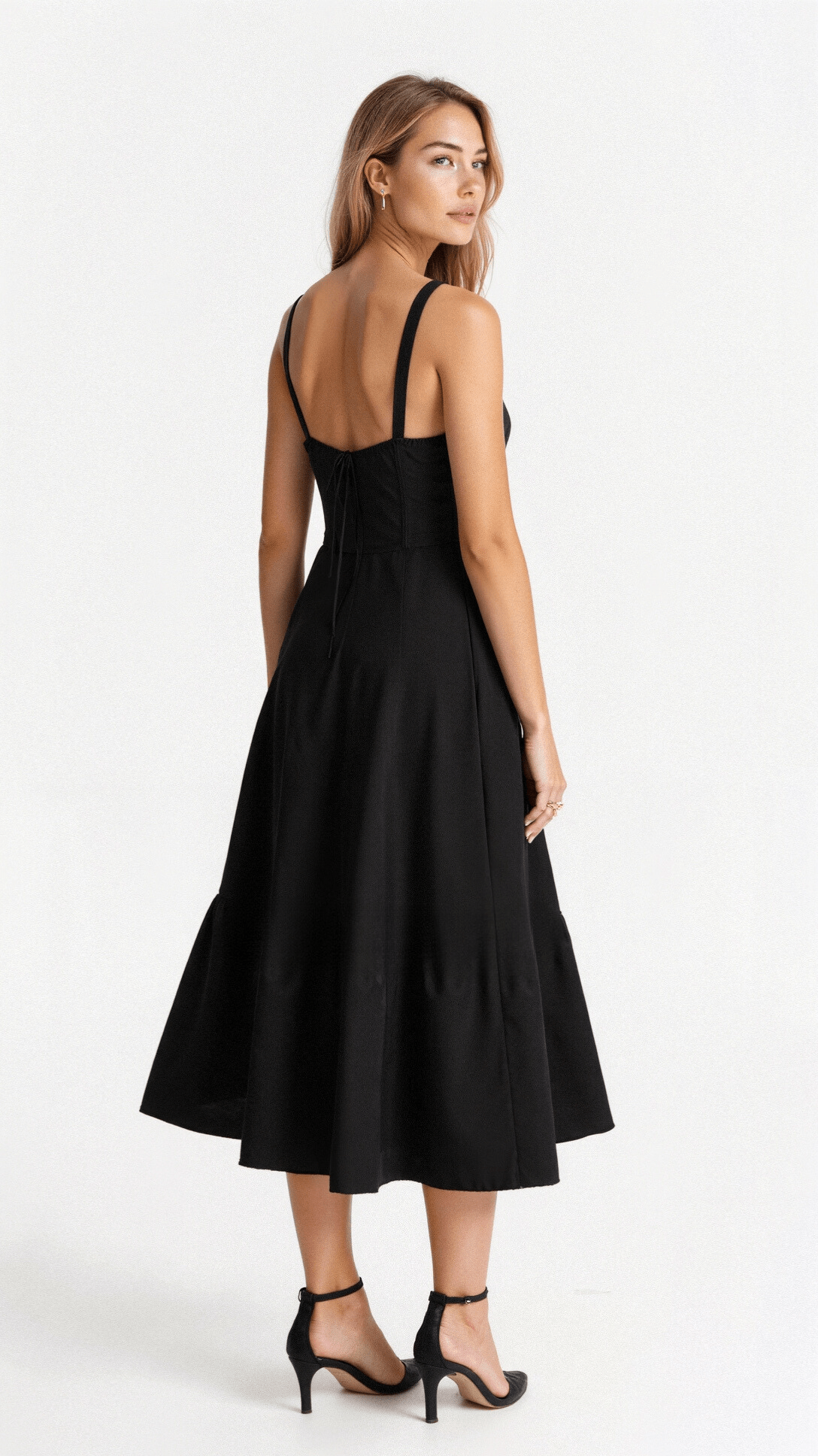 Vera | Women's Floral Midi Dress | Corset, Side Slit
