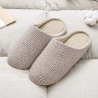 Women House Slippers Anti Slip Soft Cotton Warm Cozy Comfort