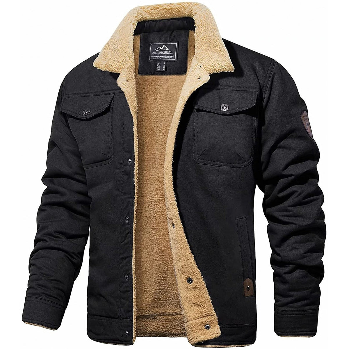 Cassia | Men's Vintage Bomber Jacket | Windproof, Multi-Color