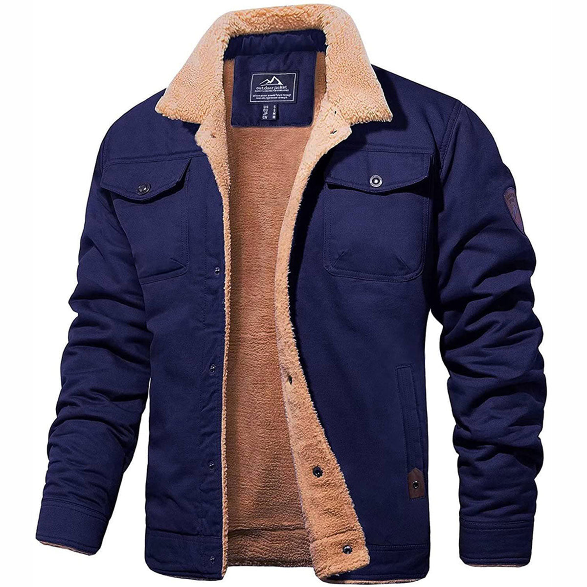 Cassia | Men's Vintage Bomber Jacket | Windproof, Multi-Color