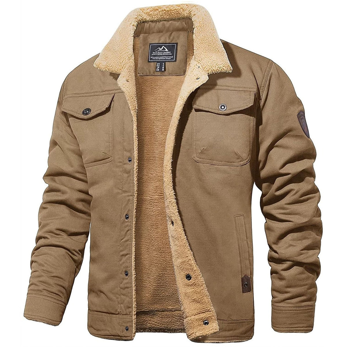 Cassia | Men's Vintage Bomber Jacket | Windproof, Multi-Color